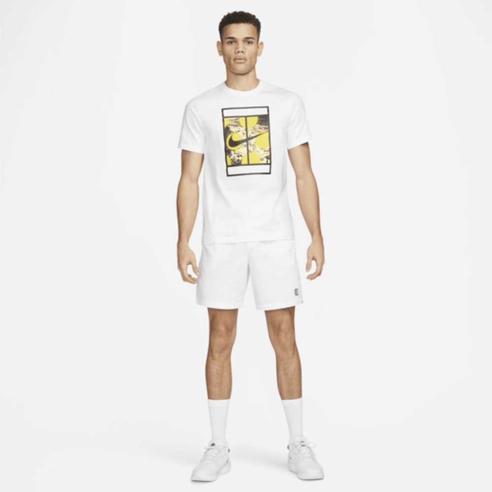 NWT Nike Court Men's Tennis T-Shirt Size Small White